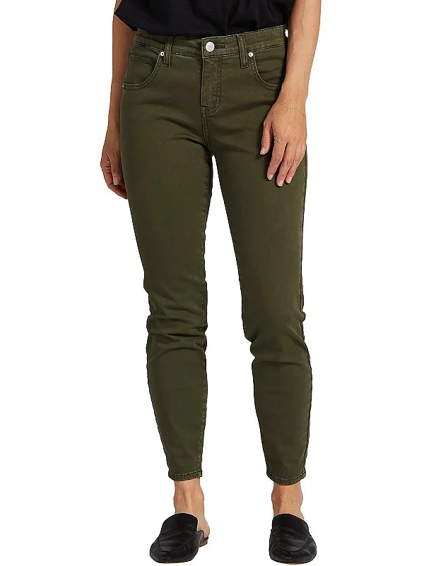 Super Discount Cecilia Womens Mid-Rise Stretch Skinny Jeans