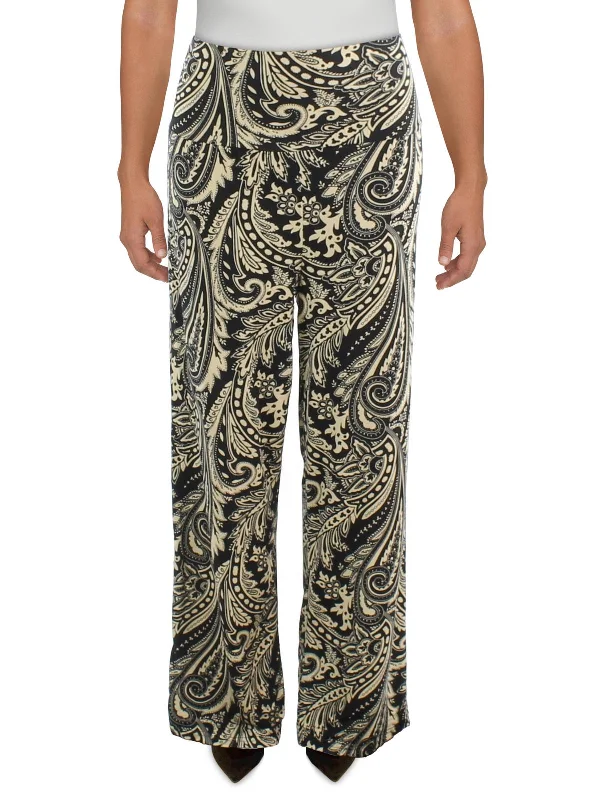 Price Blitz Plus Womens Baroque Jersey Wide Leg Pants