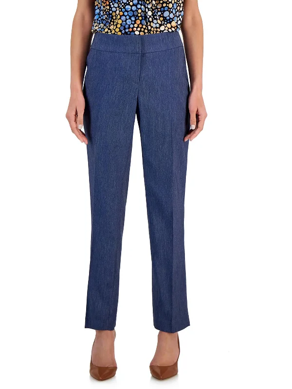 Instant Savings Womens Pleated Office Straight Leg Pants