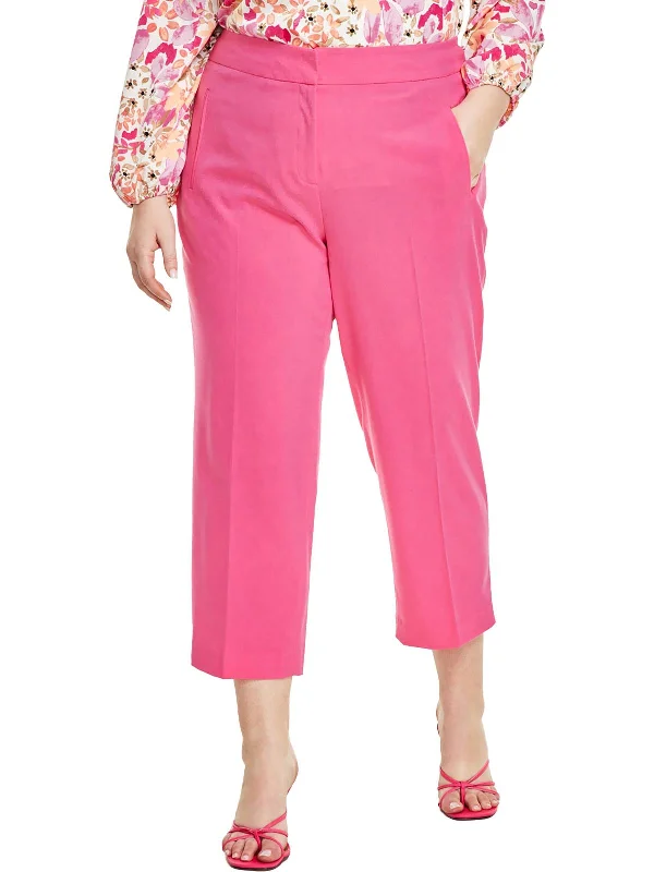 Low Price Plus Womens Bi-r Polyester Straight Leg Pants