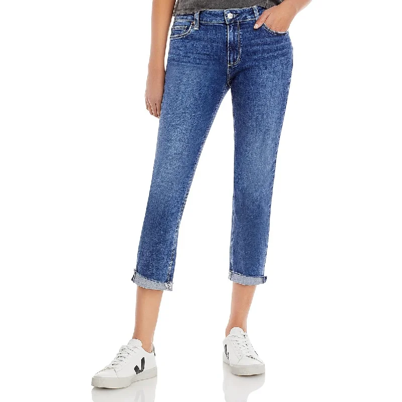 Weekend Savings Extravaganza Womens Raw Hem Skinny Boyfriend Jeans