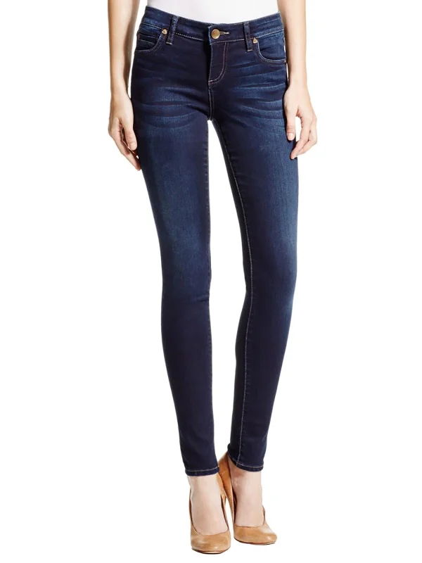 Weekend Discounts You Deserve Mia Womens Toothpick Skinny Solid Jeans