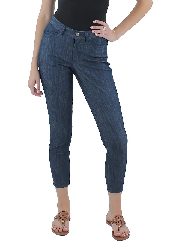 Extra Savings Womens Cropped Mid-Rise Skinny Pants