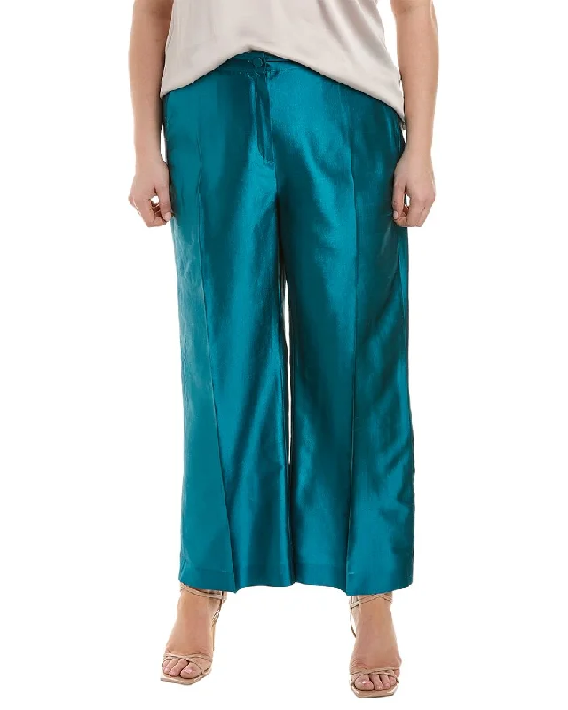 Weekend Savings Galore Marina Rinaldi Plus Raggiox Silk Trouser