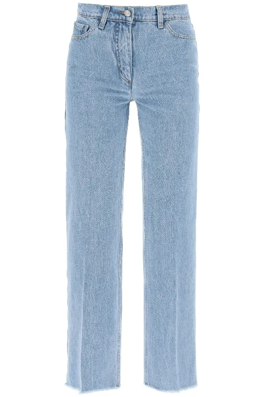 Huge Savings Magda Butrym Women's Low-Waisted Cropped Jeans