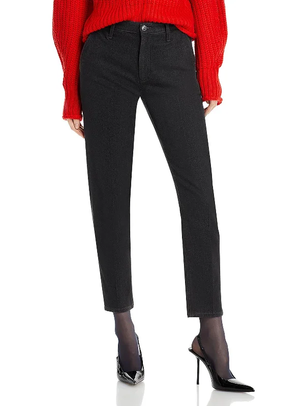 Weekend Discounts to Delight Womens Tailored Mid Rise Straight Leg Pants