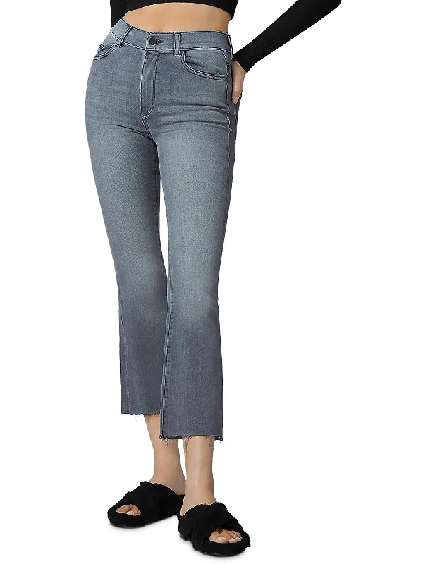 Hot Buy Brgidget Womens High Rise Raw Hem Bootcut Jeans