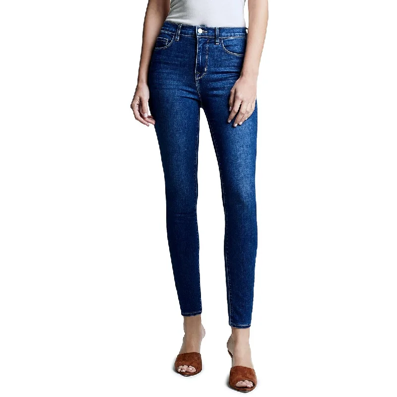 Overstock Sale Monique Womens Ultra High Rise Medium Wash Skinny Jeans