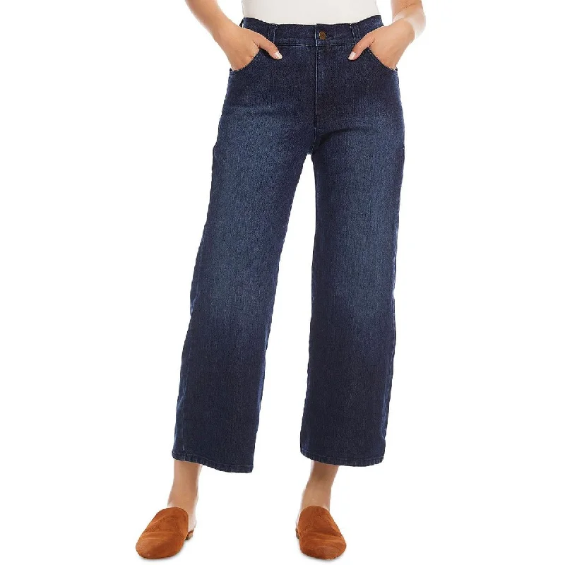 Weekend Flash Sale Womens High Rise Drop Wide Leg Jeans