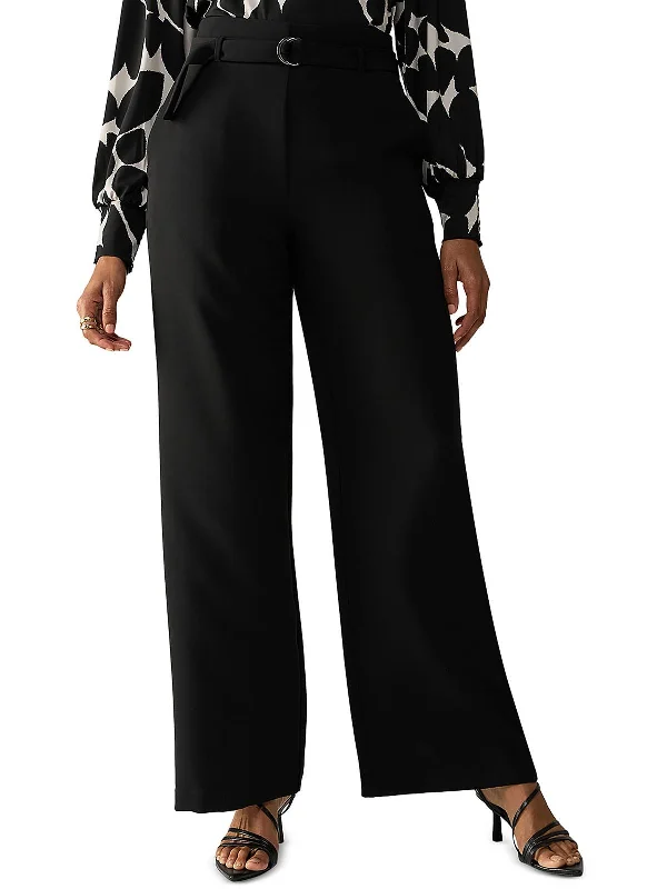 While Supplies Last Womens Pleated High Waist Trouser Pants