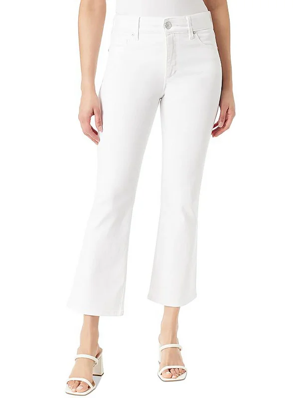 Savings Alert Womens Tummy Slimming High Rise Ankle Jeans