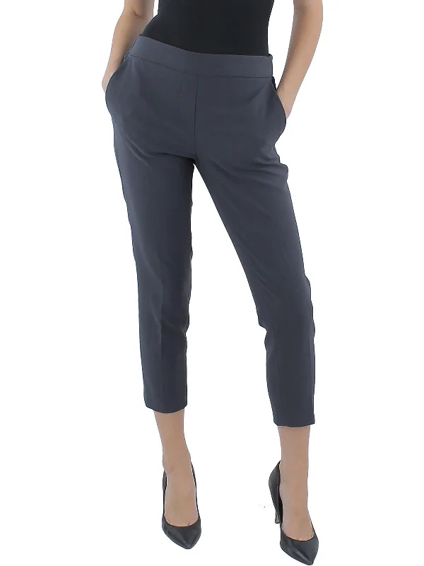 Shop and Save Womens Slim Leg Polyester Trouser Pants