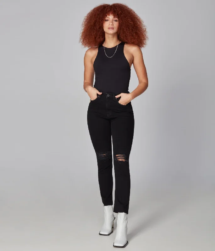 Weekend Discounts Worth Grabbing Weekend Discounts Worth Grabbing DENVER-WBLK High Rise Straight Jeans