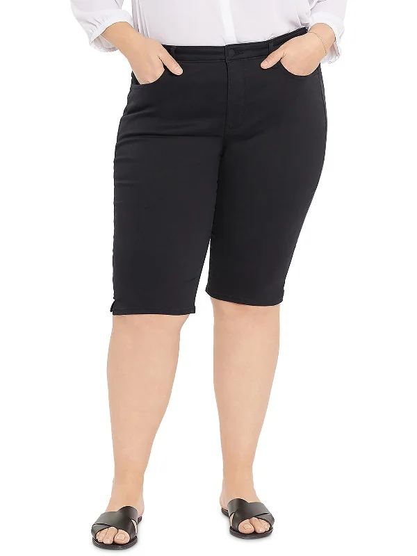 Unbeatable Prices Plus Womens High Rise Knee Length Capri Jeans