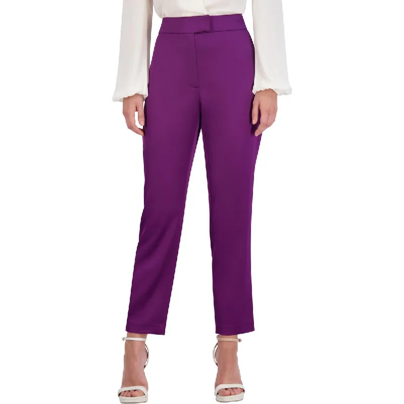 Unmissable Offer Womens Satin Slim Straight Leg Pants