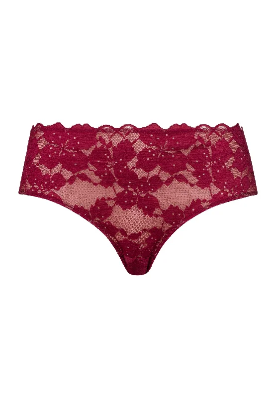Markdown Sale Anais Lace Hi-Cut Brief | Deep Poppy 70906-2405