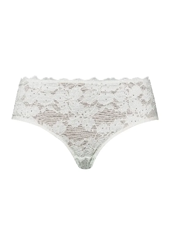 Crazy Deals Anais Lace Hi-Cut Brief | White Sage 70906-2737