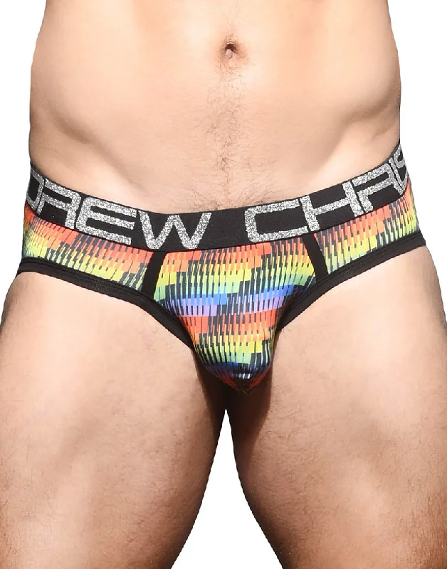 Weekend Wonders Await! Andrew Christian Disco Pride Brief with Almost Naked 91994