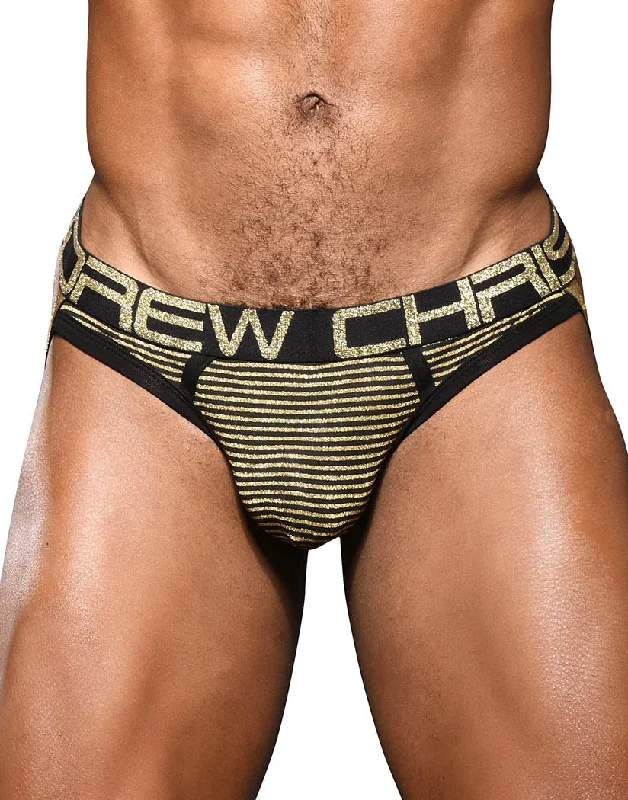 Online Exclusive Andrew Christian Glam Stripe Brief Jock w/ Almost Naked 92099