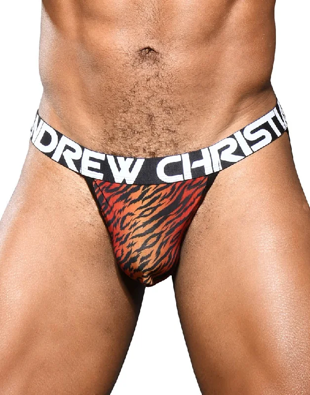 Savings Galore Andrew Christian Sheer Tiger Jock w/ Almost Naked 92105