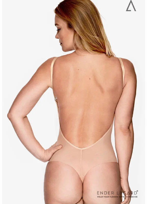 Savings Galore MAE BACKLESS BODYSUIT WITH DEEP PLUNGE BRA
