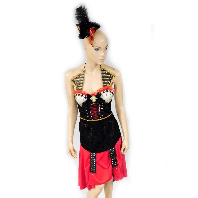 Big Discounts Ready to Ship Size Small - Beaded Lace Fringe Pirate Hat Corset and Skirt Big Discounts Ready to Ship Size Small - Beaded Lace Fringe Pirate Hat Corset and Skirt