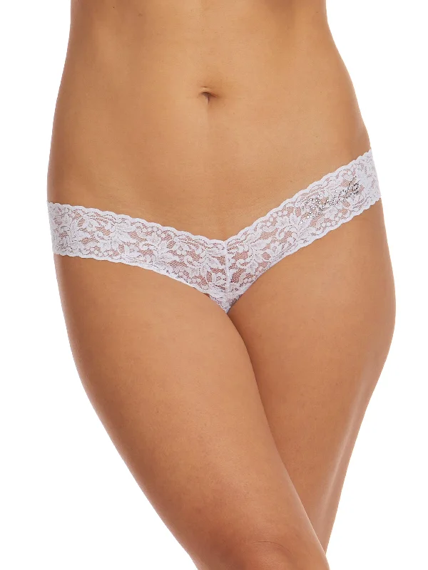 Exclusive Preview Bride Crystal Crotchless Thong White
