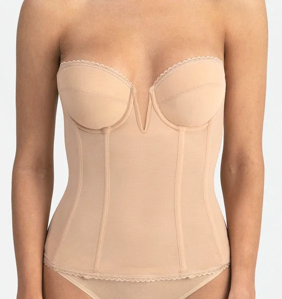 Weekend Sale: Don't Miss Out BT 0998 FRONT PLUNGE V STRAPLESS LONGLINE