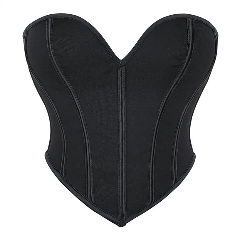 Massive Deals Bustier Y2k Corset Top, Vintage Lace Up Crop Top,