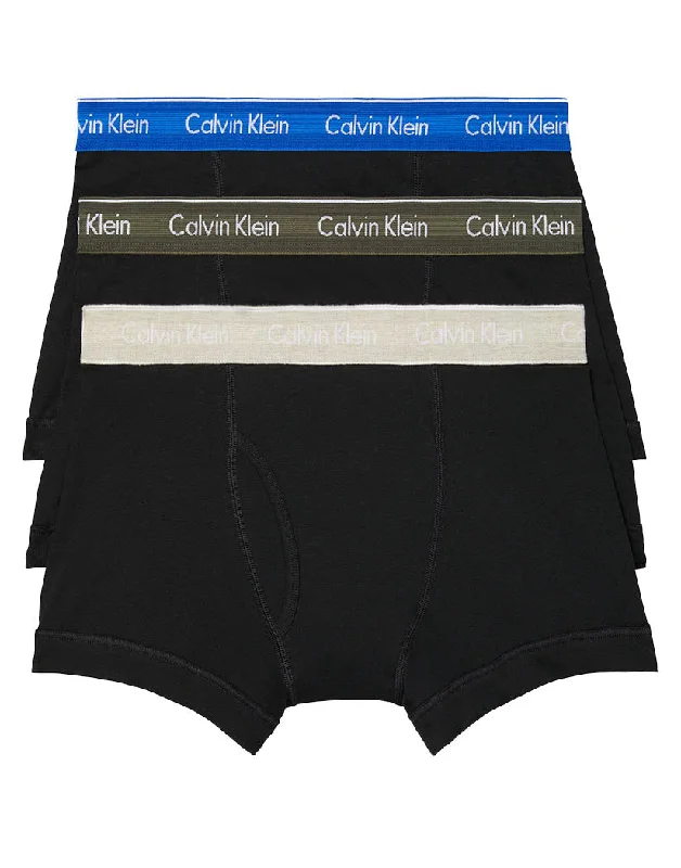 Weekend Savings Delight Calvin Klein Cotton 3-Pack Classic Trunk NB4002
