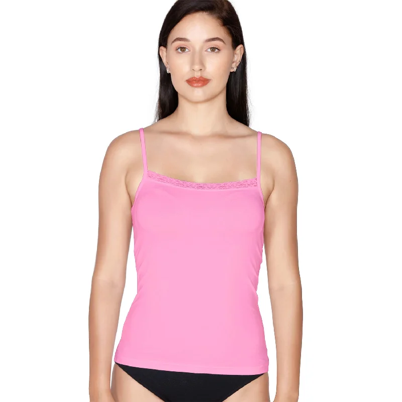 Best Seller JSC-804 Spaghetti Camisole-Pink
