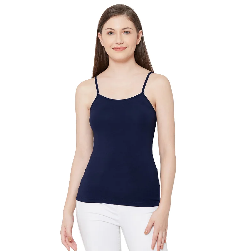 Epic Deals JSC-818 Spaghetti Camisole-Navy Blue