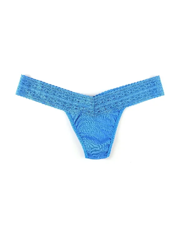 Deal of the Day DreamEase™ Low Rise Thong Laguna Blue