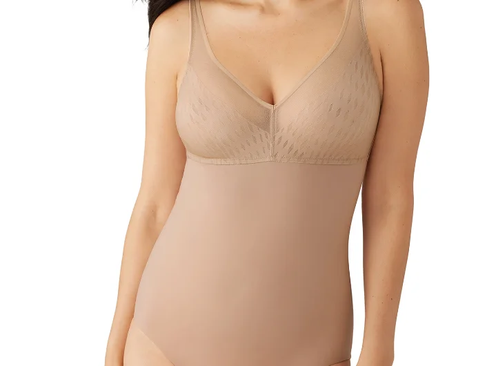 Bargain Bin WACOAL ELEVATED ALLURE WIRE FREE SHAPING BODYSUIT 801336