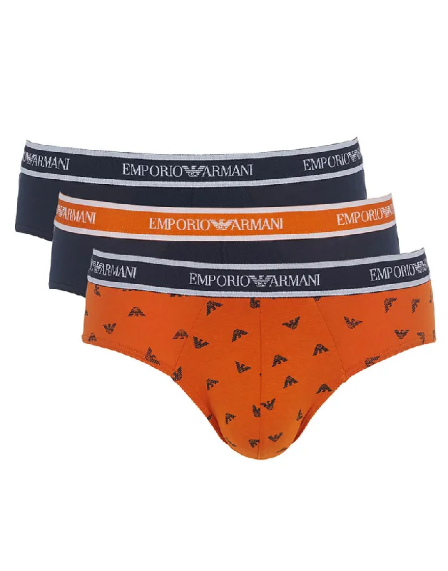Weekend Discounts You Deserve Emporio Armani Core Logoband 3-Pack Brief 111734-96735