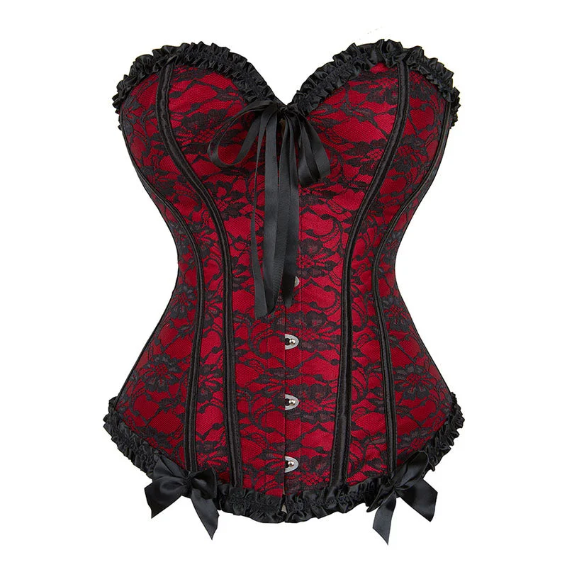 Weekend Deals That Excite Floral Renaissance Overbust Corset Ren Faire Gothic, Lace up Corset Weekend Deals That Excite Floral Renaissance Overbust Corset Ren Faire Gothic, Lace up Corset