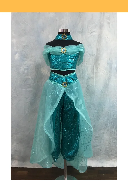 Weekend Offers You Can't Ignore Jasmine Girls Size Sequin Fabric Cosplay Costume