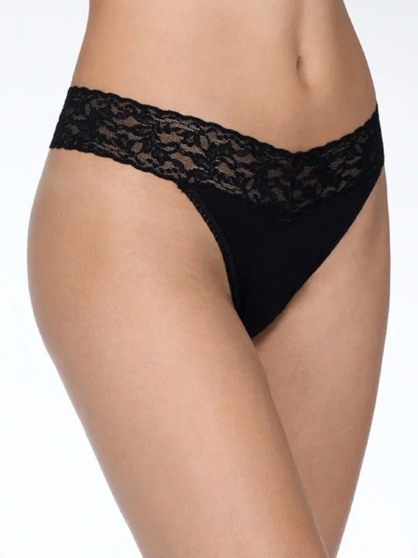 Today’s Special Organic Cotton High Rise Thong Lace Panties