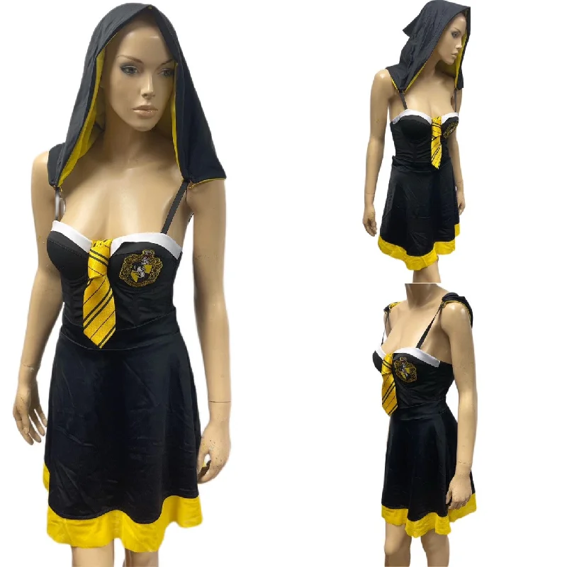 Exclusive Deal Harry Potter Hufflepuff House Bustier with hood and Skirt