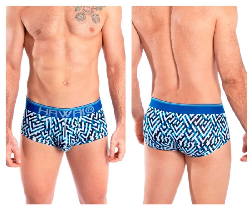 Take Action HAWAI 42135 Geometric Mini Trunks Color Royal Blue
