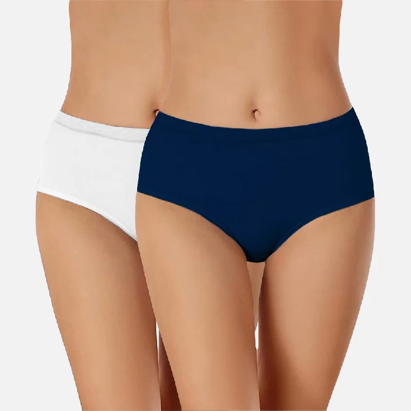 Navy Blue | White