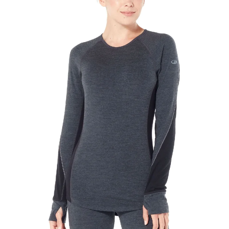 The Best Prices Icebreaker 260 Zone Long Sleeve Crewe Womens Thermal Top