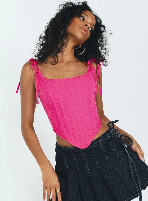 Weekend Steals Await Kiernan Top Pink
