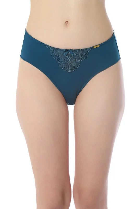 Value Deals Lace Elegance Bikini Panty - Gebralta Blue