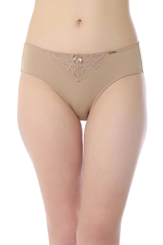 Take Advantage Lace Elegance Bikini Panty - Stucco