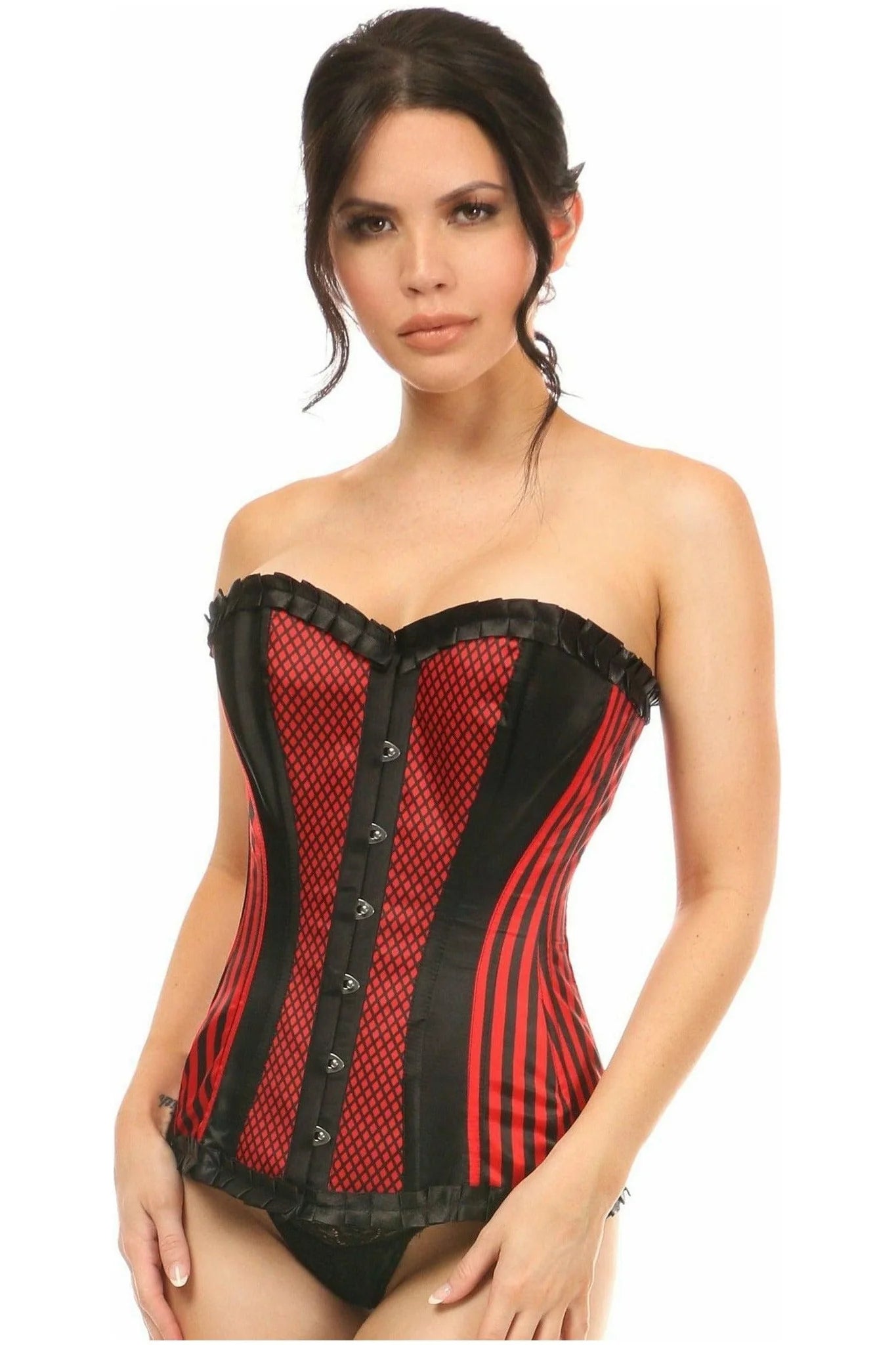 Fantastic Deals Lavish Burlesque Patterned Corset XL/5X/6X