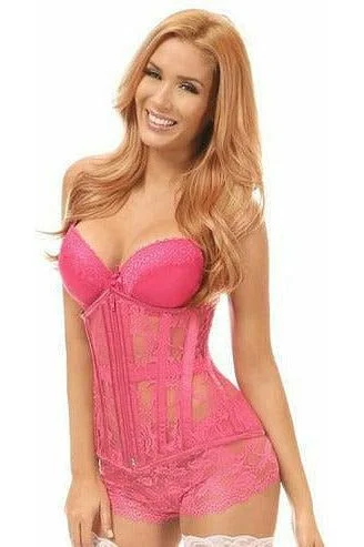 Weekend Savings Fiesta Lavish Sheer Lace Underbust Corset