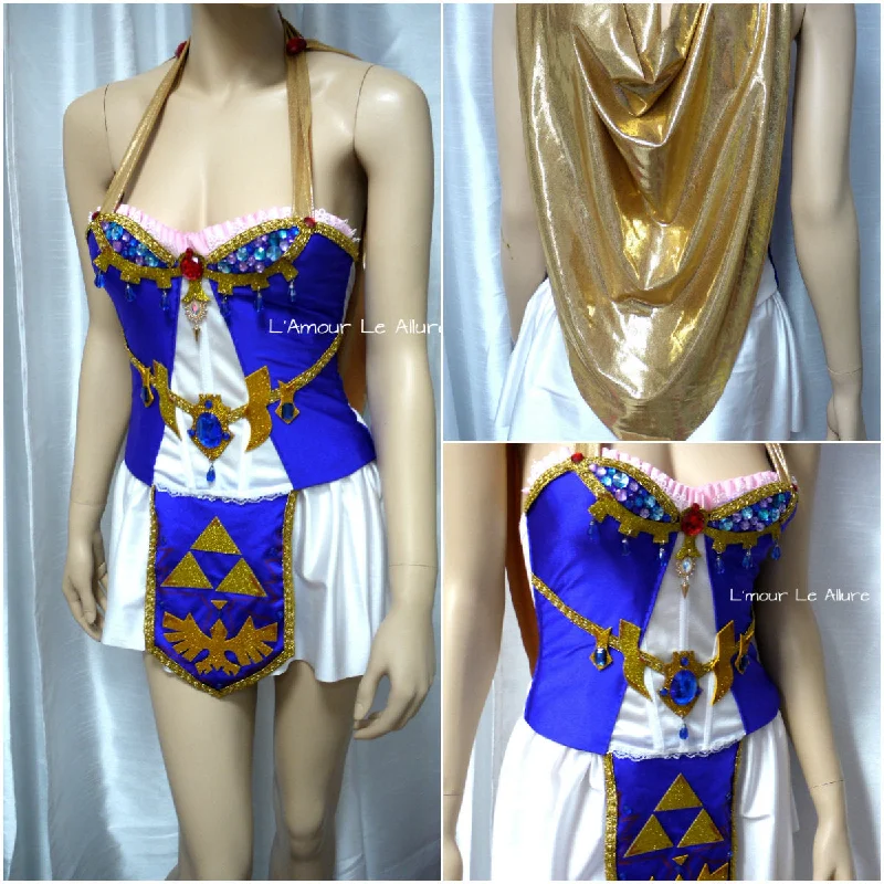 Weekend Deals That Sizzle Legend of Zelda Corset and Skirt Cosplay Dance Costume Rave Halloween