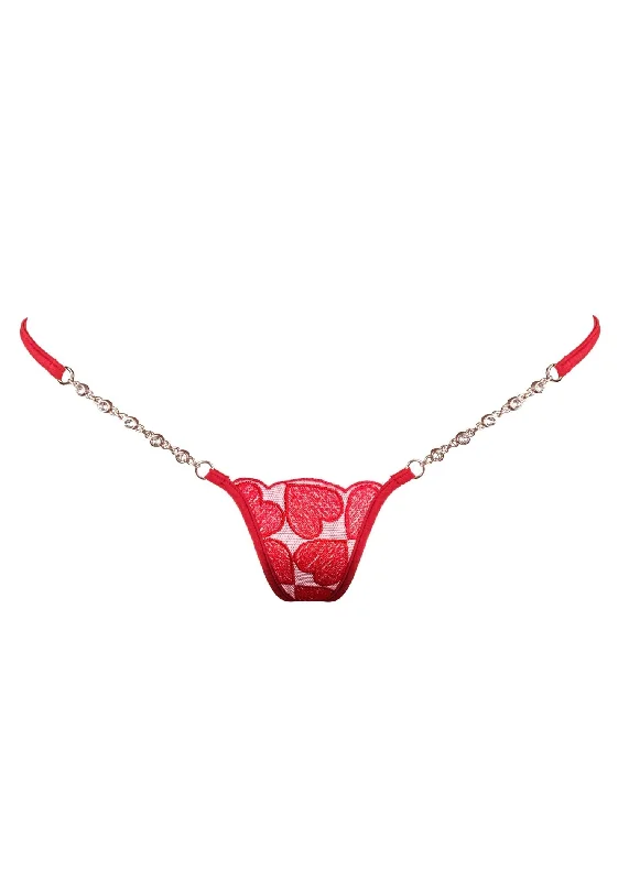 Price Blitz Queen of Hearts (Red) Luxury Micro G-String