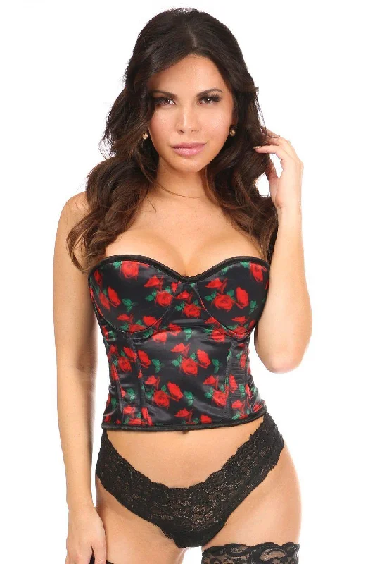 Can't Beat Lavish Rose Floral Underwire Bustier